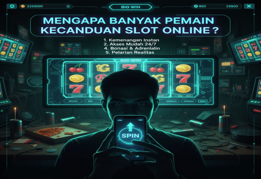 Mengapa Banyak Pemain Kecanduan Slot Online?